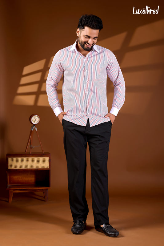 LuxThread Signature Textured Shirt