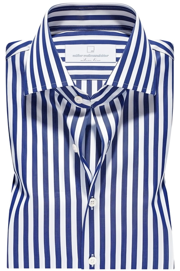 Tailor-made Blue Stripe Longsleeve Shirt A-Grade 103 for Perfect Fit and Style - Luxethred