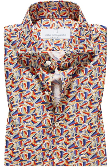Tailor-made printed formal wear shirt with a-grade-1153 - Luxethred