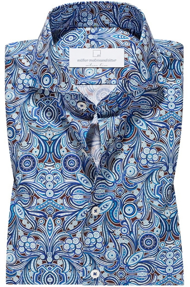 Tailor-made printed formal wear cotton shirt with a-grade-102-mens shirt - Luxethred