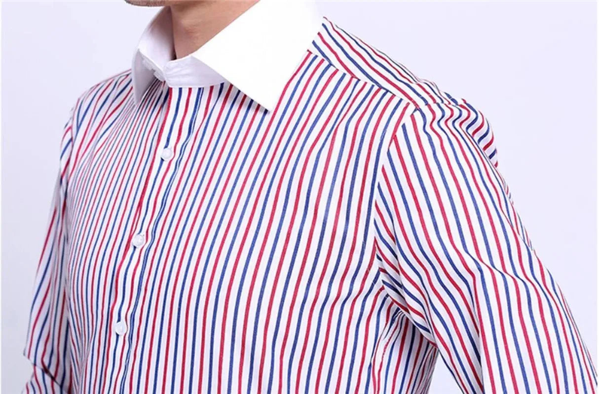 Luxthred Premium Slim Fit Formal Shirts - Textured Full Sleeves Design - Luxethred