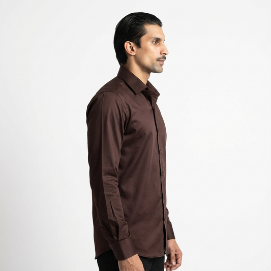 Luxethred Classic Mocha Brown Shirt
